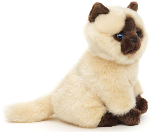 Peluche Chat siamois assis - Beige Uni Toys