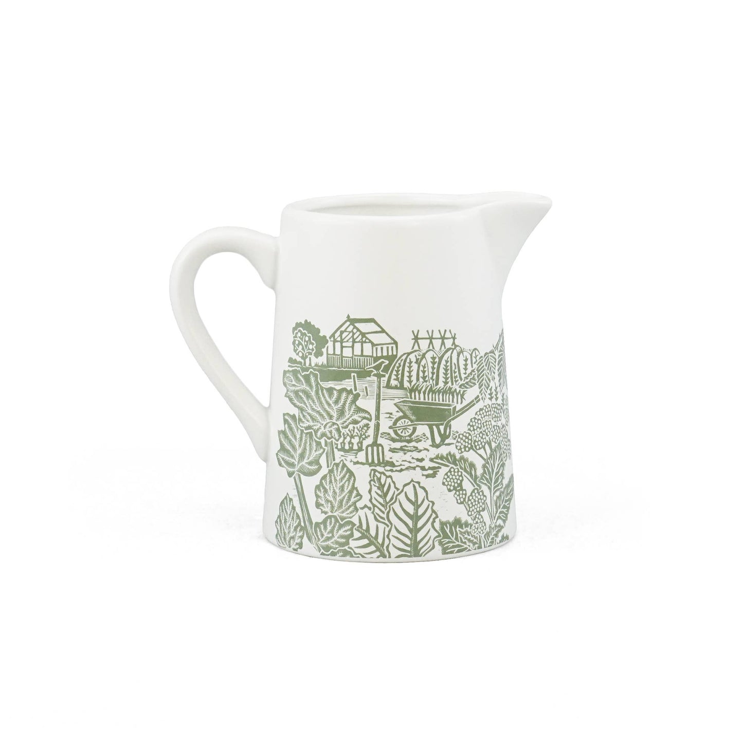 Pichet céramique Woodland - Acorns & Thistles vert