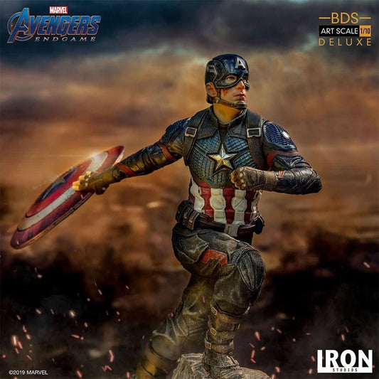 Statue Captain America Deluxe - Avengers: Endgame - Art Scale 1/10 - Iron Studios