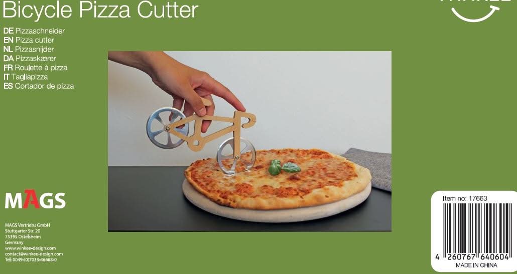 Coupe-pizza Vélo en bois Winkee – vue 4