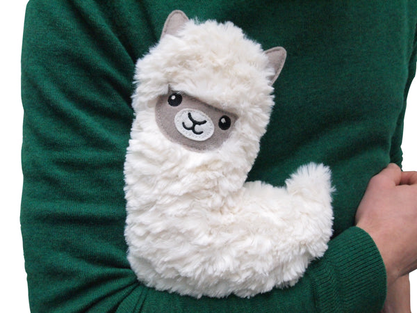 Heatable Huggable Fluffy Llama