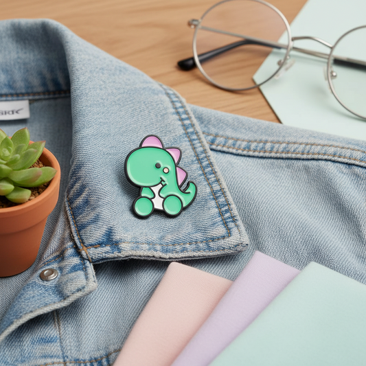 Kawaii T-rex Pin