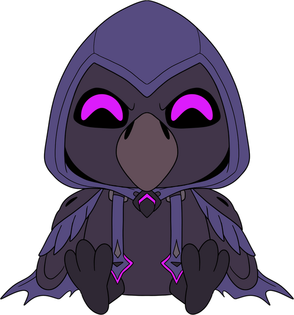 Reaper Raven Plush (9in)