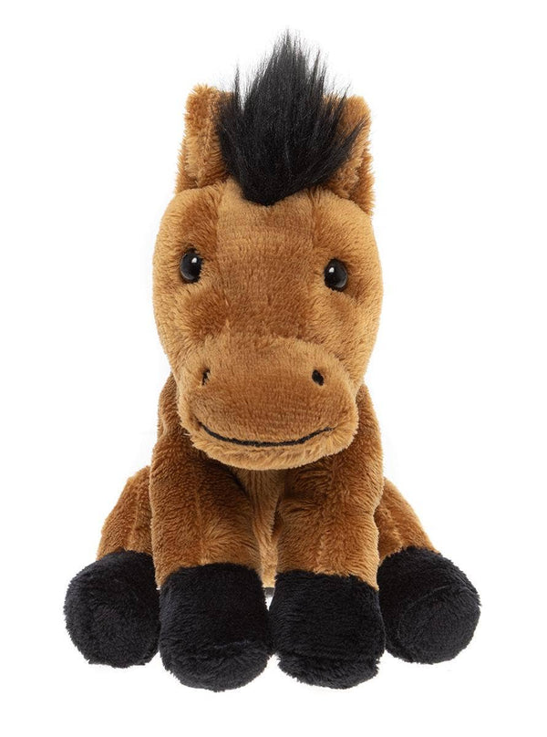 Bruine knuffelpaard pluche