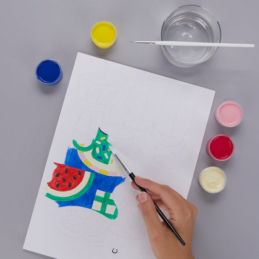 Le Petit-Déjeuner Paint-by-numbers kit
