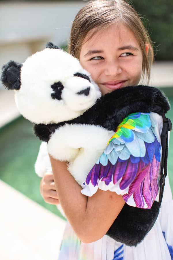Sac à dos Peluche enfant panda - Wild & Soft