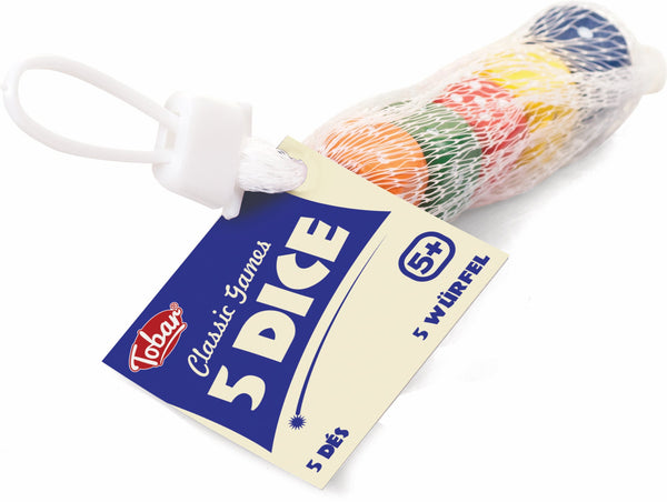 5 DÉS EN BOIS
