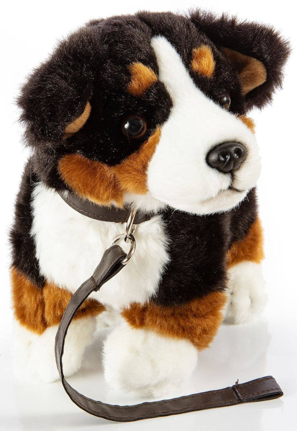 Peluche Bouvier bernois, debout (avec laisse) Uni Toys