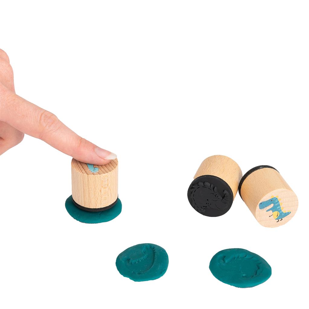 Juego de sellos de dinosaurios