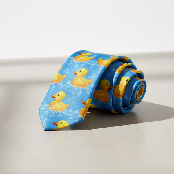 Gele Eendjes Bubbelstropdas