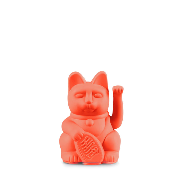 Mini Chat Chanceux Orange Neon “Toki”