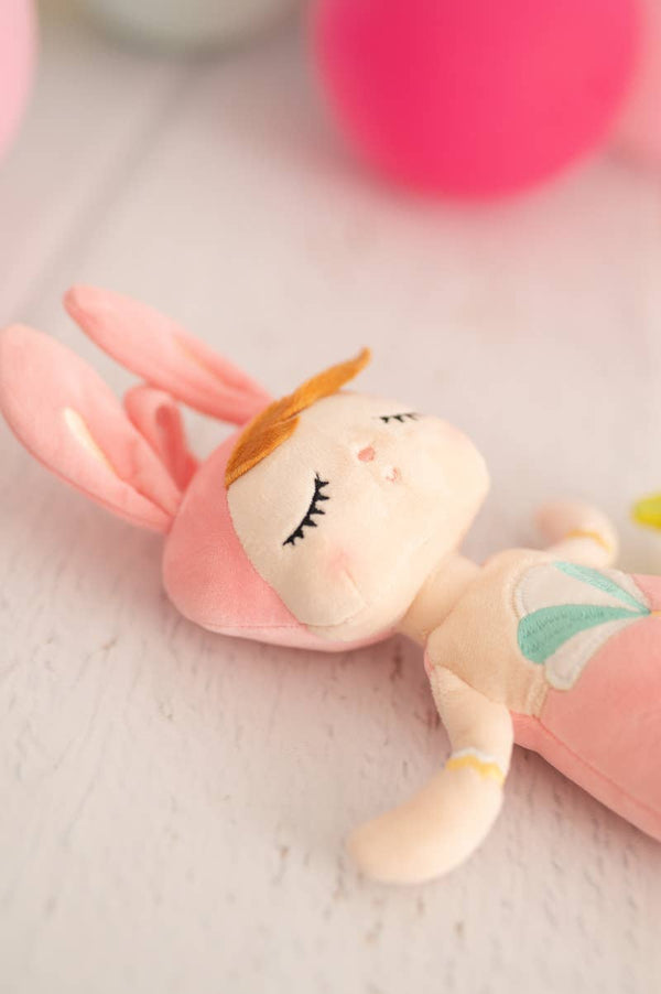 Bambola sirena in tessuto Lana – Rosa