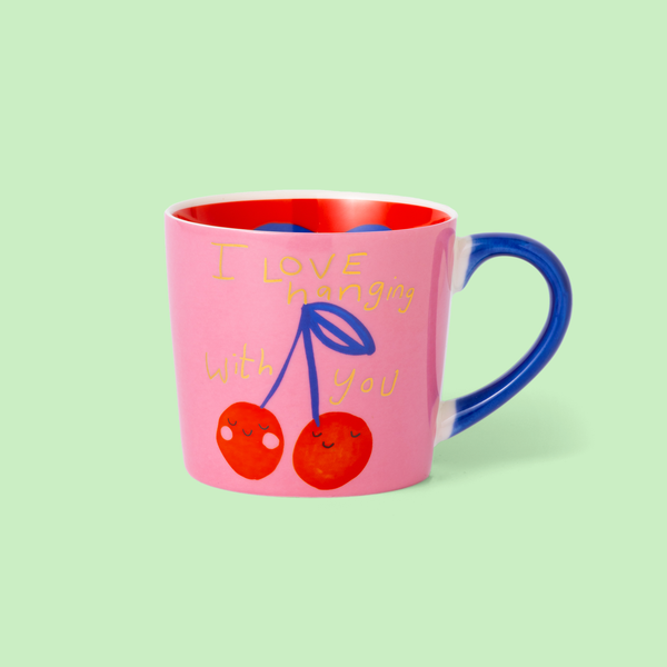 Mug Cerises « J’aime sortir avec toi »