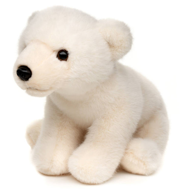 Ourson polaire, assis - 19 cm (hauteur) - Peluche Uni Toys