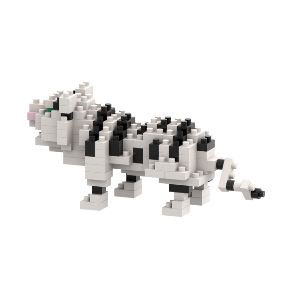 BRIXIES Weißer Tiger