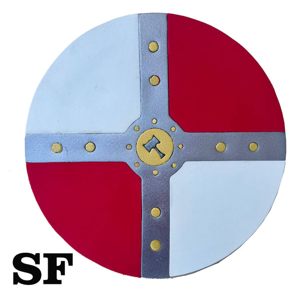 Bouclier Viking Softik Rouge/Blanc Thor