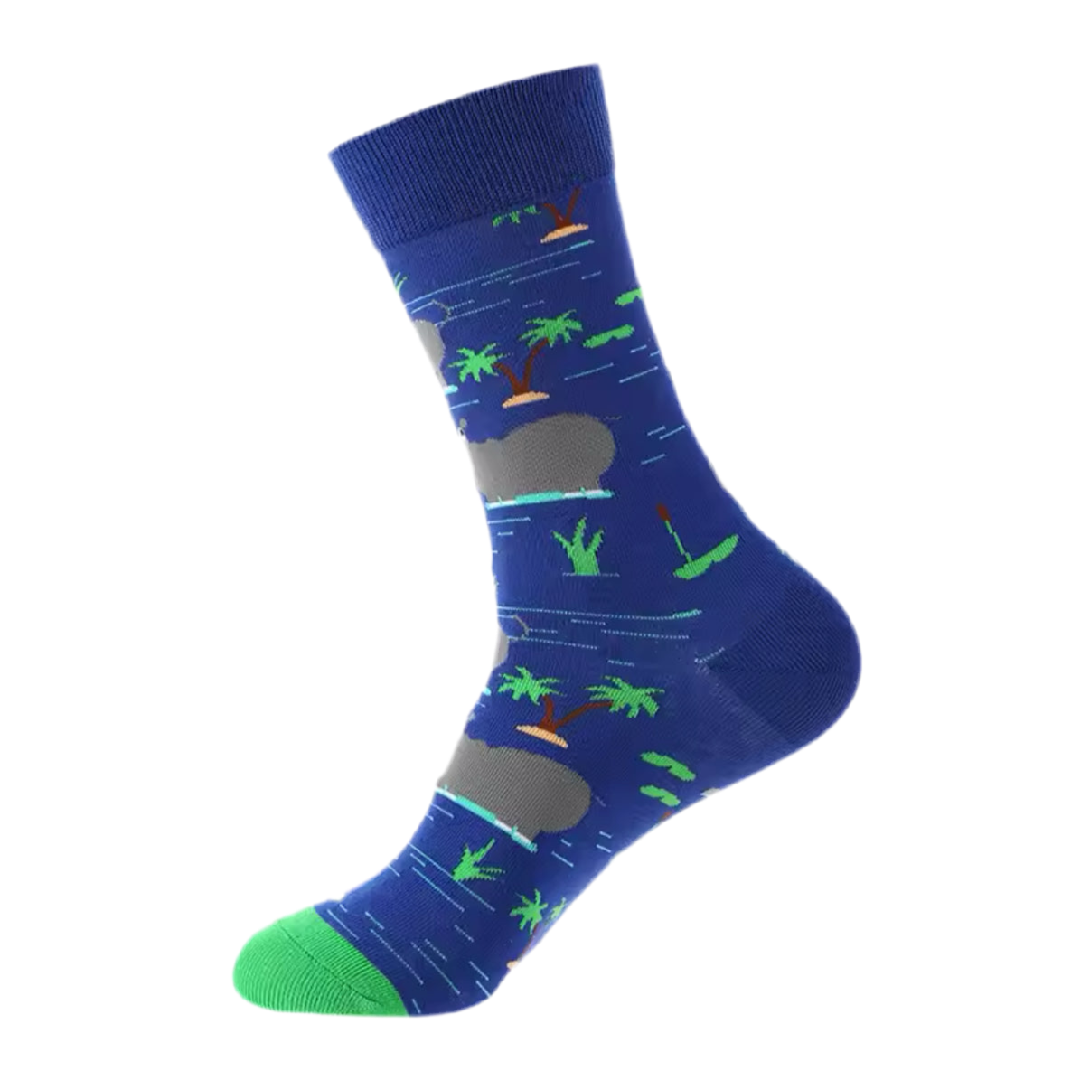 Calcetines de hipopótamo