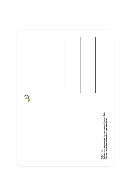 Postcard with Radjah Duck