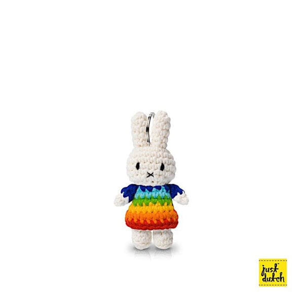Miffy Rabbit Crochet Keychain