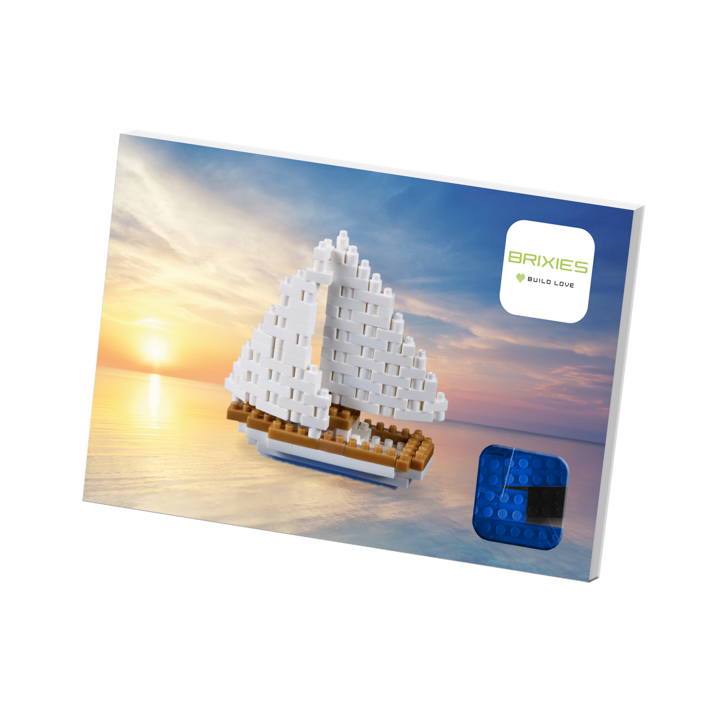 BRIXIES Postkarte Segelschiff