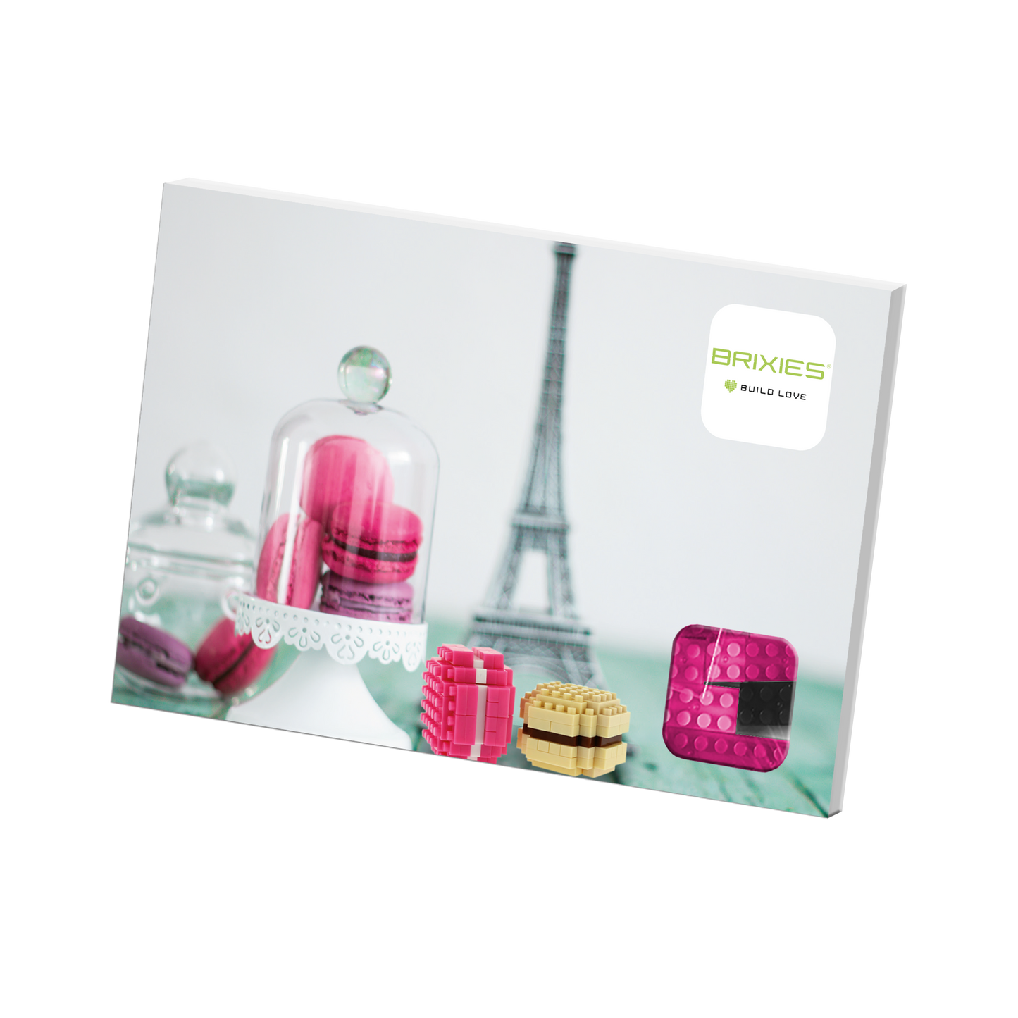BRIXIES Postkarte Macarons