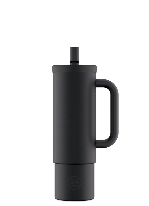 Gobelet à paille "Straw Cup" - Tuxedo Black 800ml