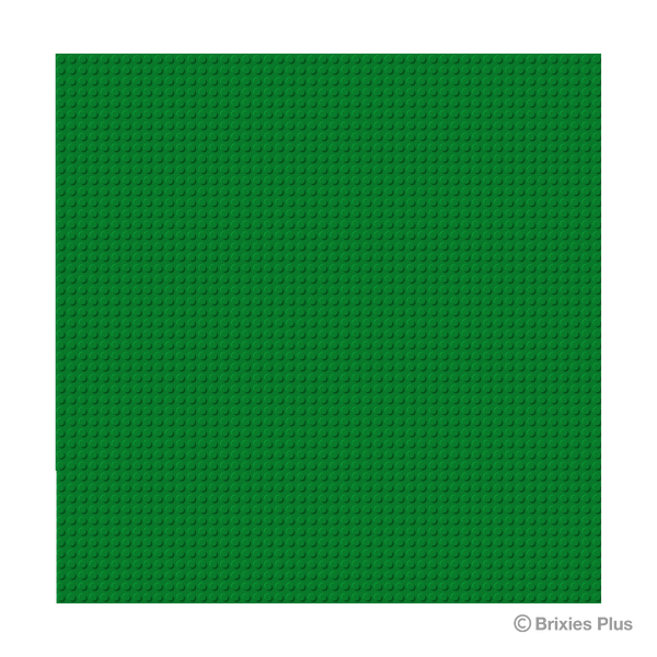 BRIXIES Plus Basis Platte Grün 50 x 50 Noppen