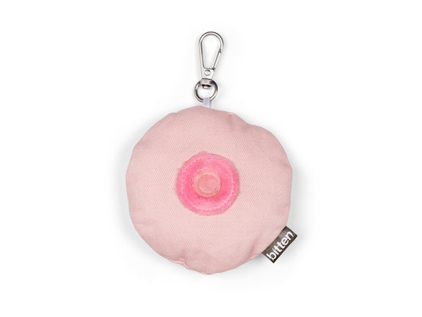 Keyfriend Pink Boob Bitten – Porte-clés original
