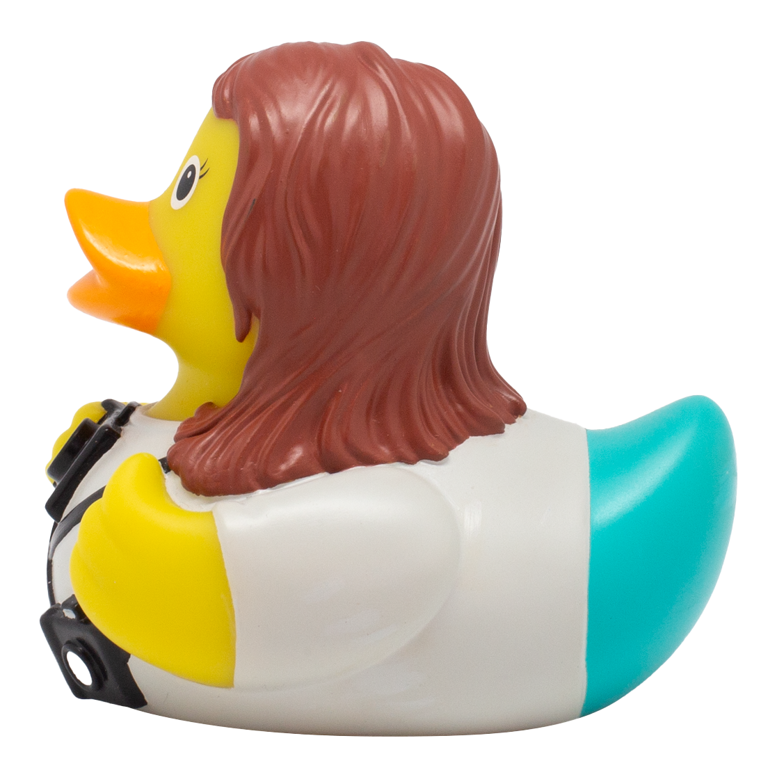 Fotógrafa de patos mujer