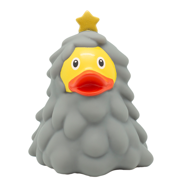 Grijze kerstboom-eend