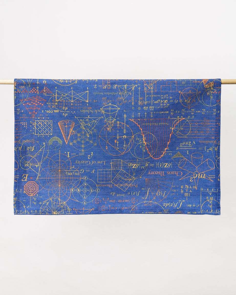 Torchon "Équations Qui Ont Changé le Monde" – produit scientifique Cognitive Surplus EU, vue 3