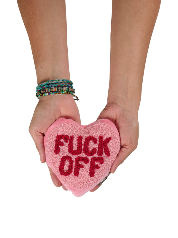 Heatable Pocket Pal Fuck Off heart