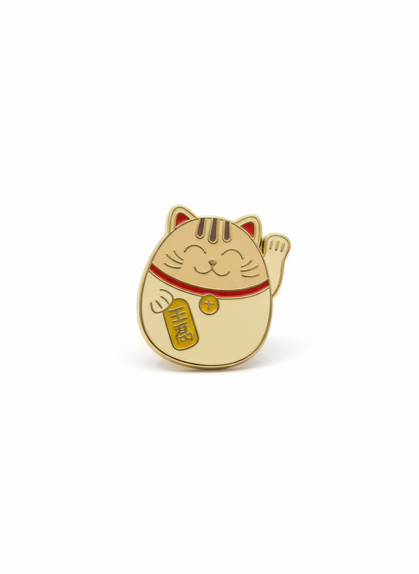 Spilla del gatto fortunato
