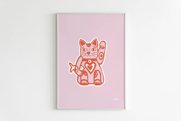 Affiche « Chat Chanceux » - le Chat Chanceux