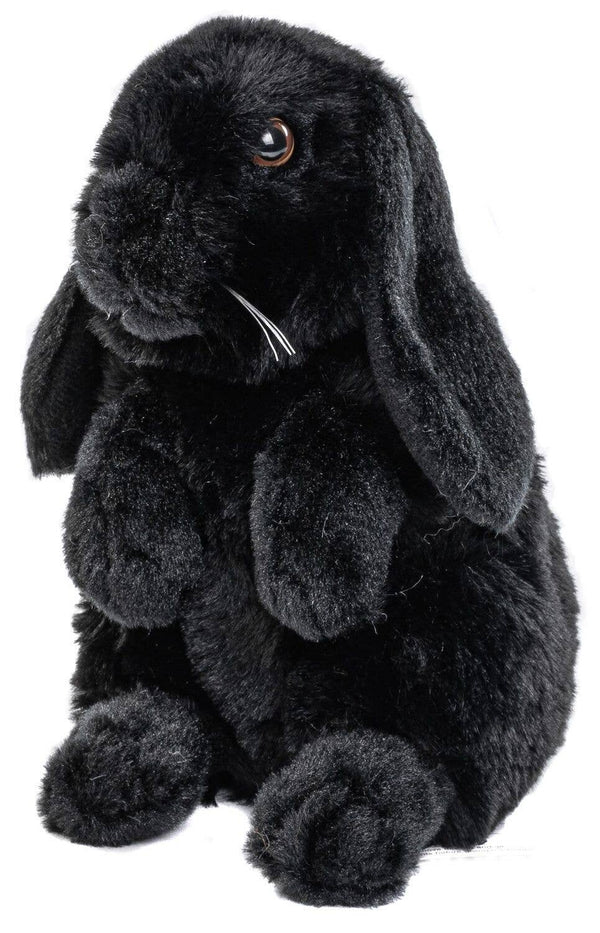 Peluche Lapin Bélier Assis - Noir Uni Toys