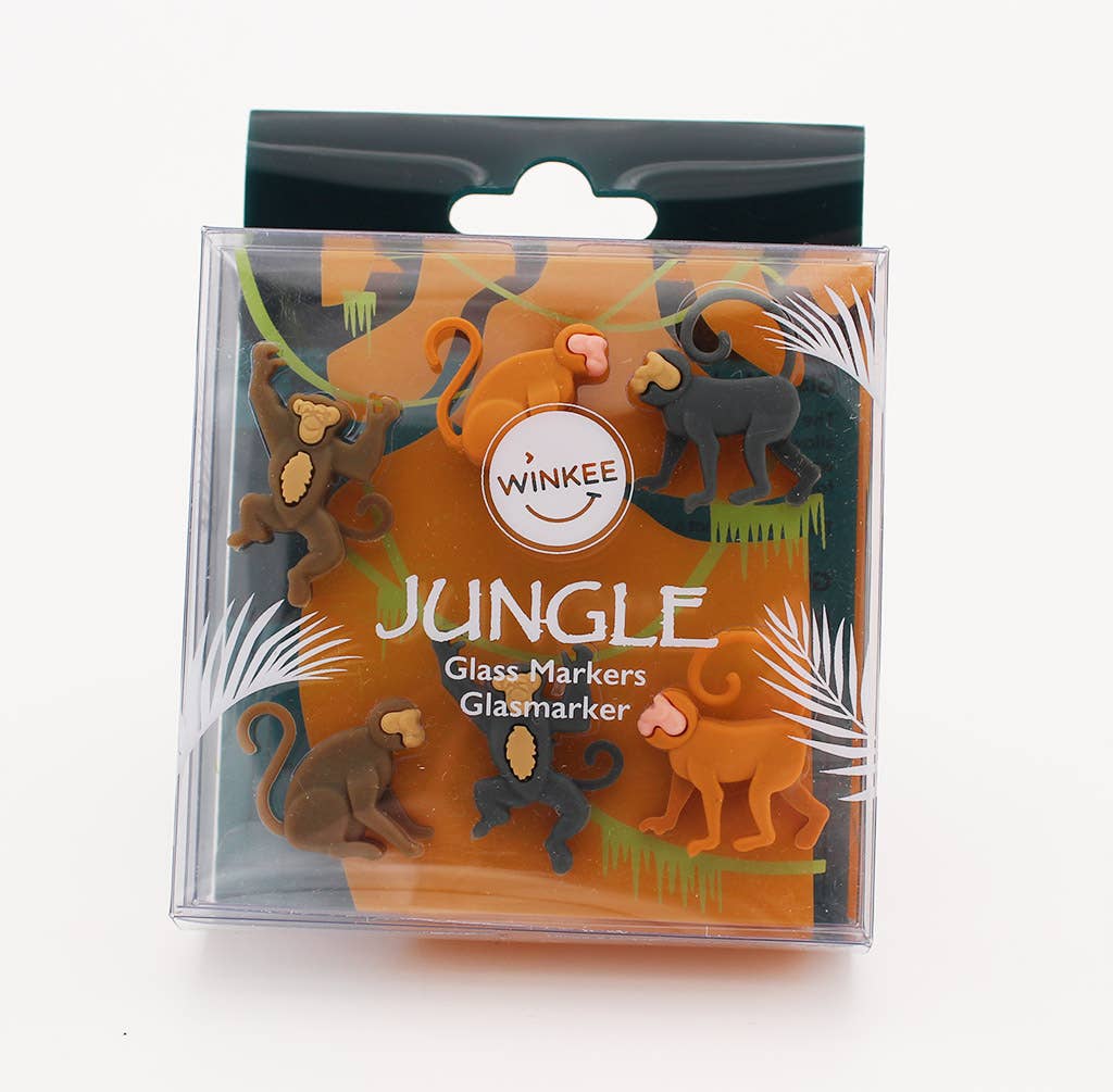 Jungle Glass Markers - Monkeys