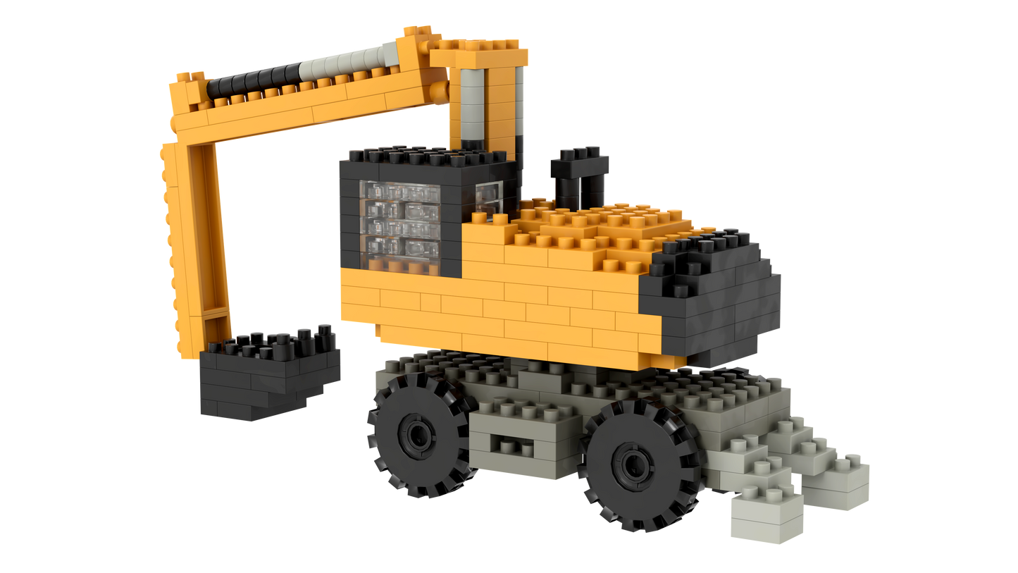 BRIXIES Radbagger