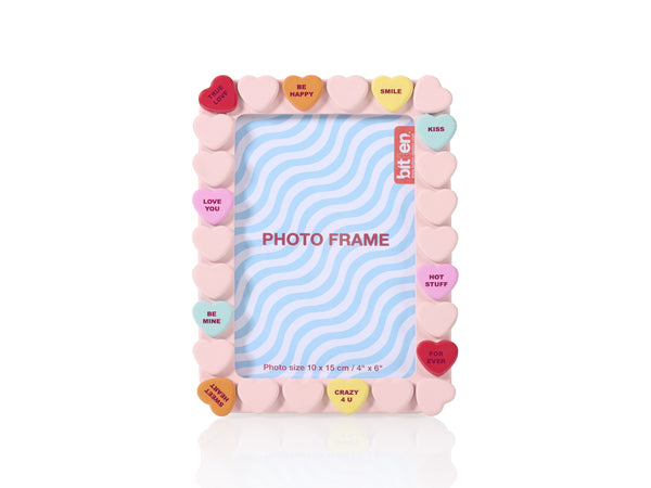 Sweet Heart Photoframe Pink