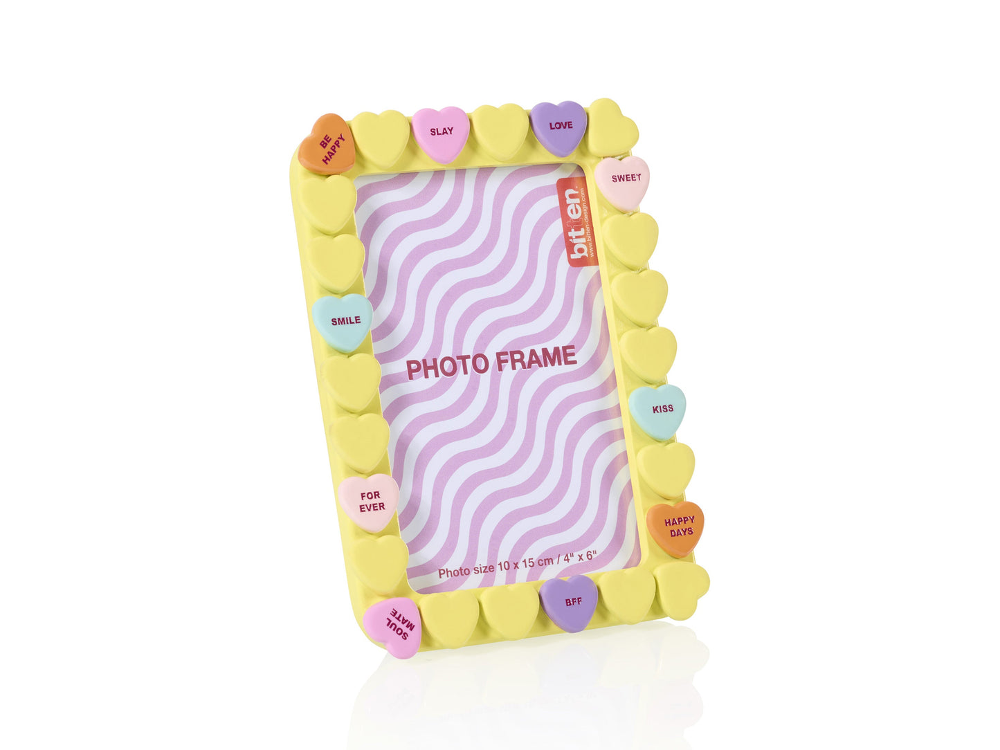 Sweet Heart Photoframe Yellow