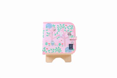Jaq Jaq Bird: DOODLE IT & GO HIBOUX 20x20cm, cahier ardoise, effaçable, 3+