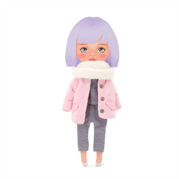 Ensemble de vêtements : veste rose-28 cm