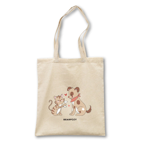 Jutebeutel Hund & Katze