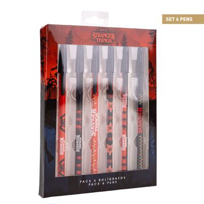 Set di 6 penne a sfera Stranger Things