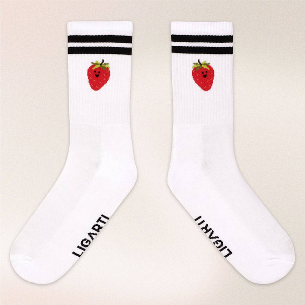 Calcetines deportivos de fresa