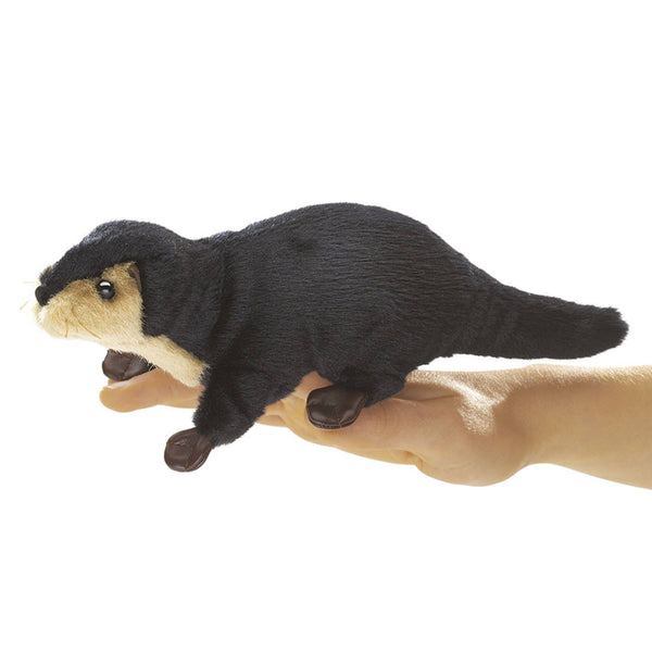 Marionnette à main Mini loutre de rivière 2684/ Mini loutre de rivière Folkmanis réaliste