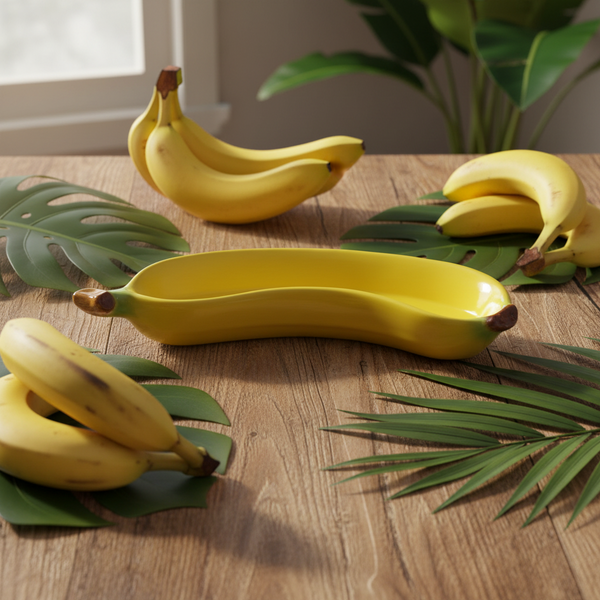 Assiette Banane Jaune