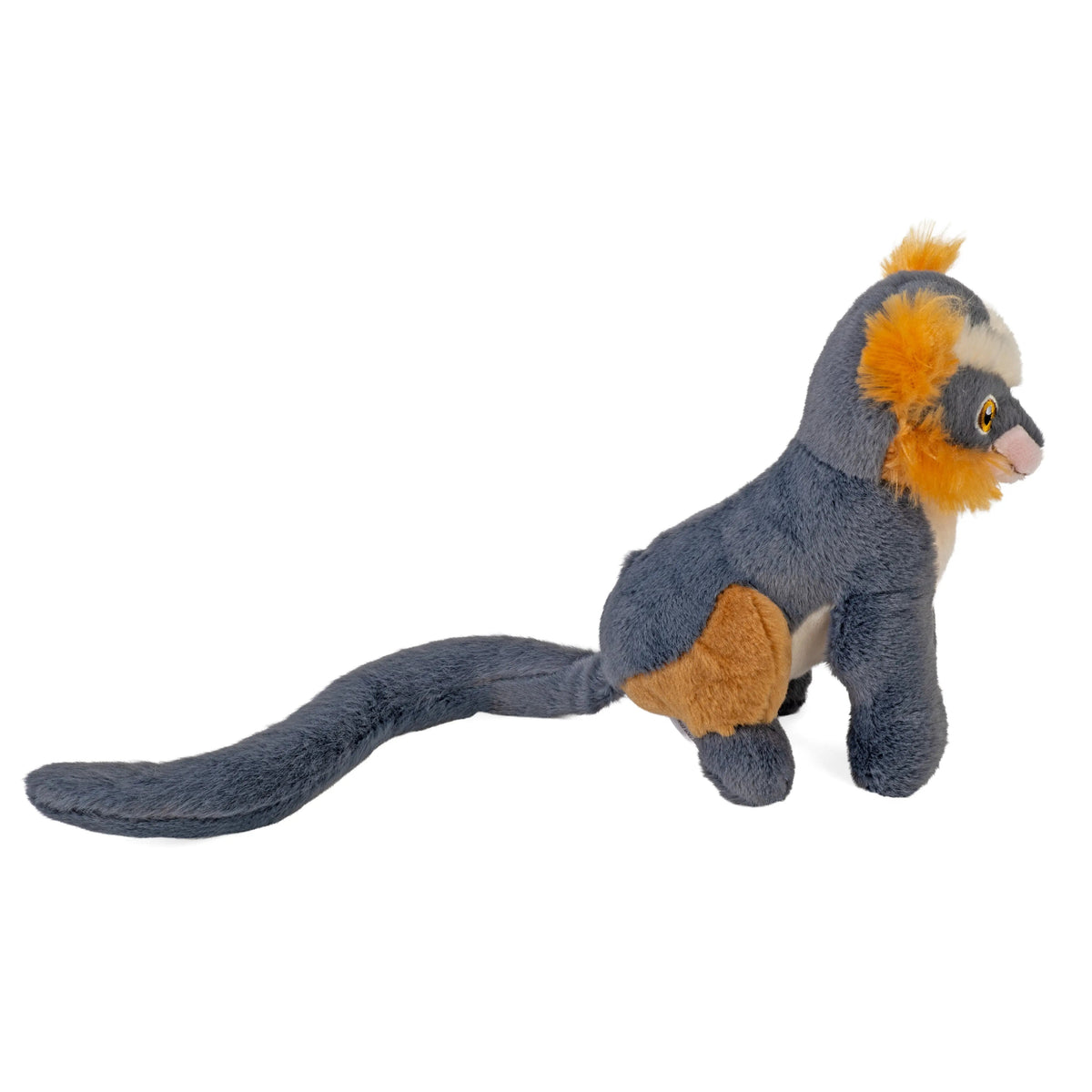 Wild Republic Rainforest Splendors Wolf’s Mona Monkey Stuffed Animal - 6" Stuffed Animals