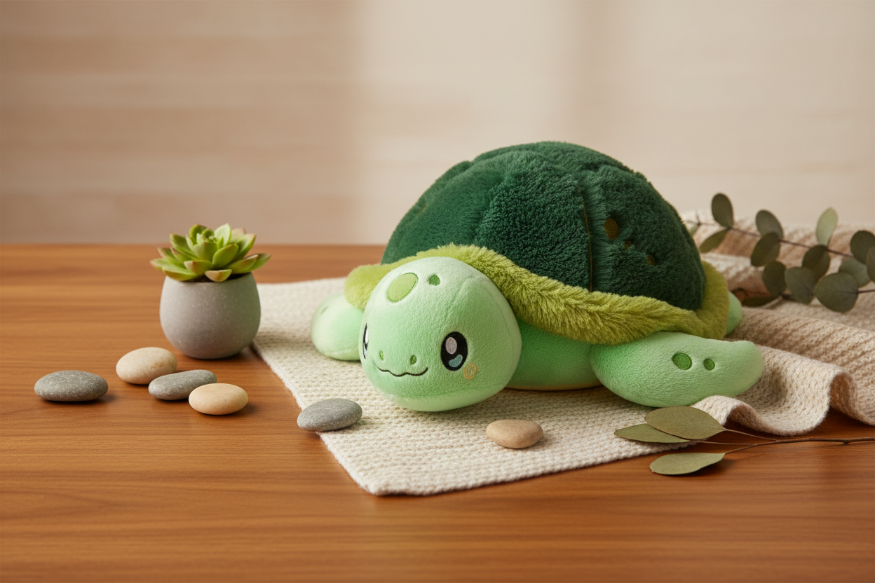 Knuffelbare babyzeeschildpad