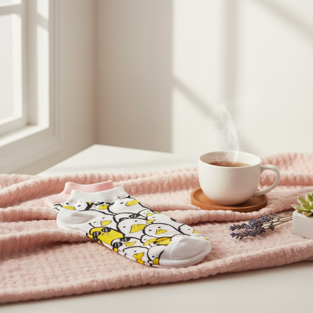 Calcetines de pato para mujer