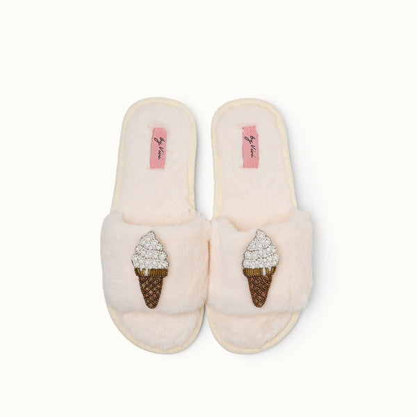 Paire de broches pour Chaussons - Glace